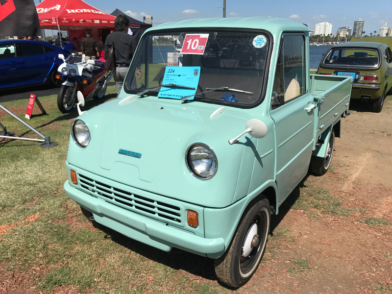 1965 Honda T500 kei truck. This was best in show as far as I’m concerned.